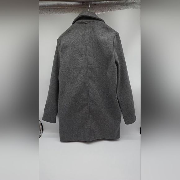 Love Tree Elegant Coat, In Charcoal, Size M, 2 Slit Pockets, (Soft) lightweight - Picture 3 of 8